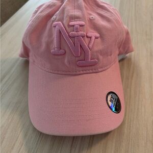Pink NY Logo Cap